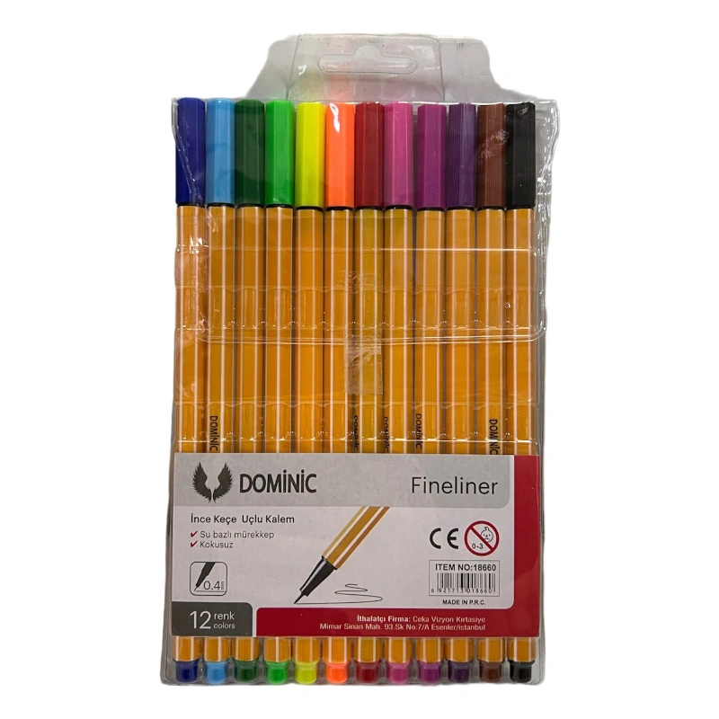 12li Fineliner Kalem Seti / 24lü paket