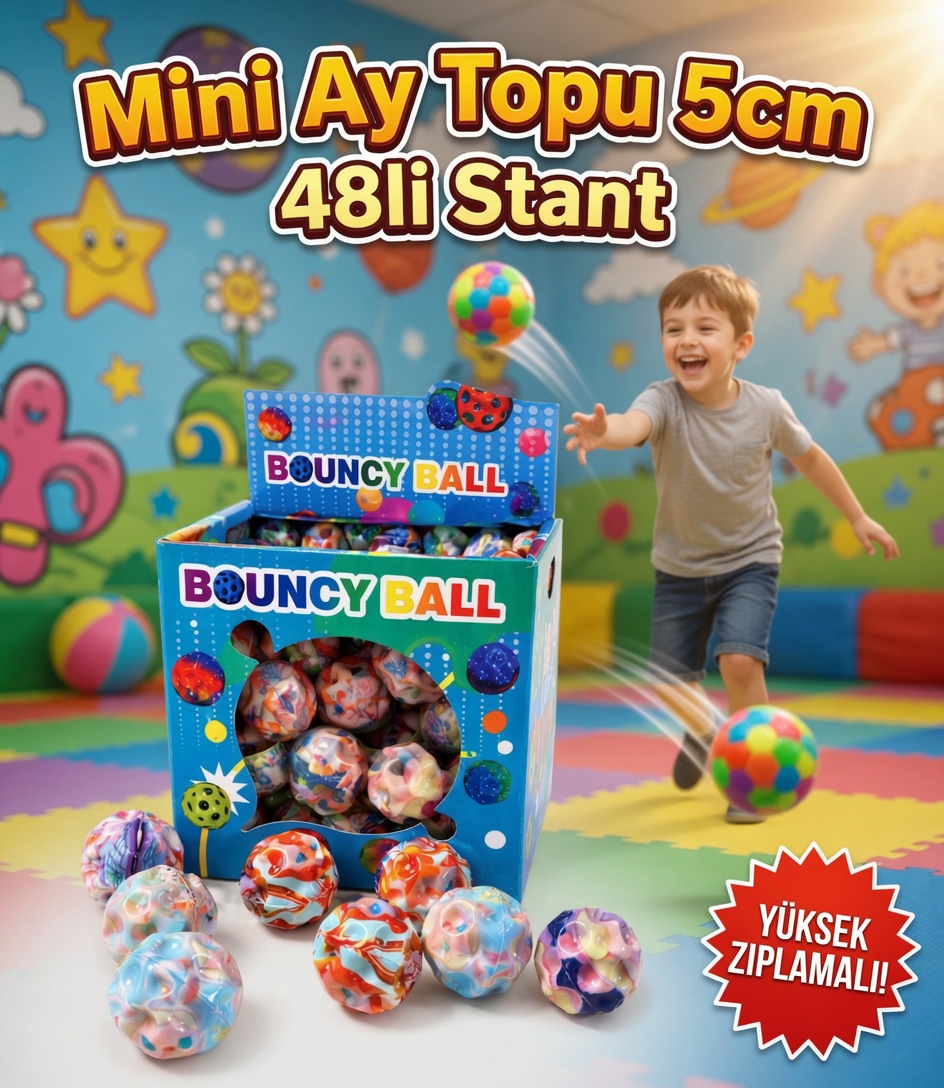Mini Ay Topu İthal / 48li Stant