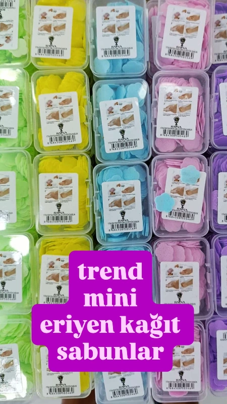 SİHİRLİ SABUN KAĞIT SABUN / 50Lİ BOX