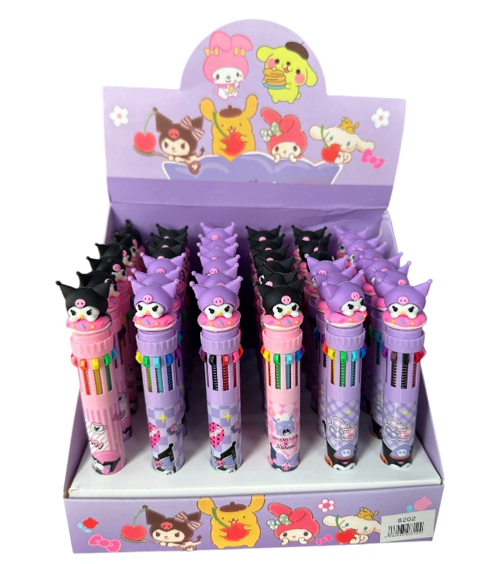 Kuromi 10 Renk Tükenmez / 36lı Stant / 8202 kod