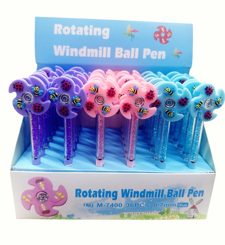 Stres Çarklı Lüks Kalem / 36lı Stant