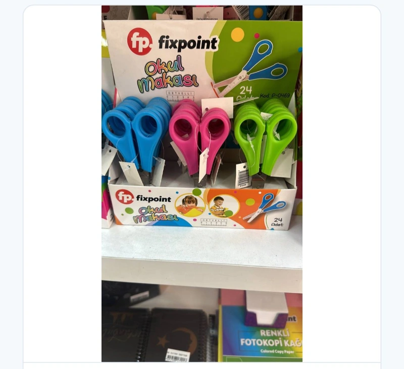 CETVELLİ MAKAS ( 24LÜ STANT)