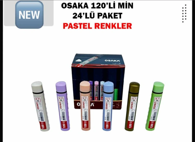 Osaka Lüks 120li Trend Kalem Ucu / 24lü Paket