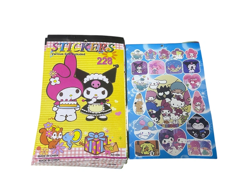 008 / Kuromi A5 Sticker  Defter  /  12li Paket