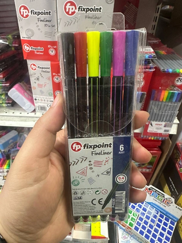 Fix Point 6lı Fineliner Kalem Seti
