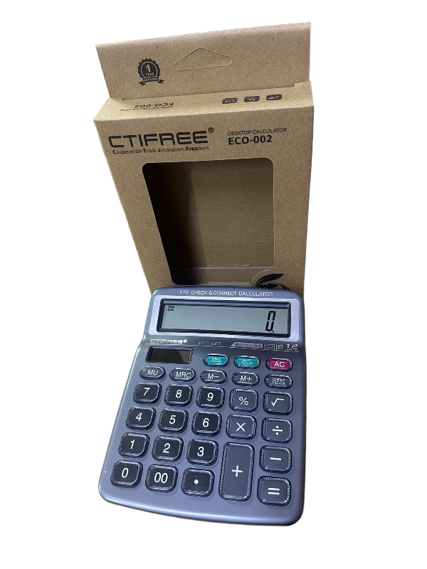 Eco-002 Eko Hesap Makinesi Kraft Ambalaj