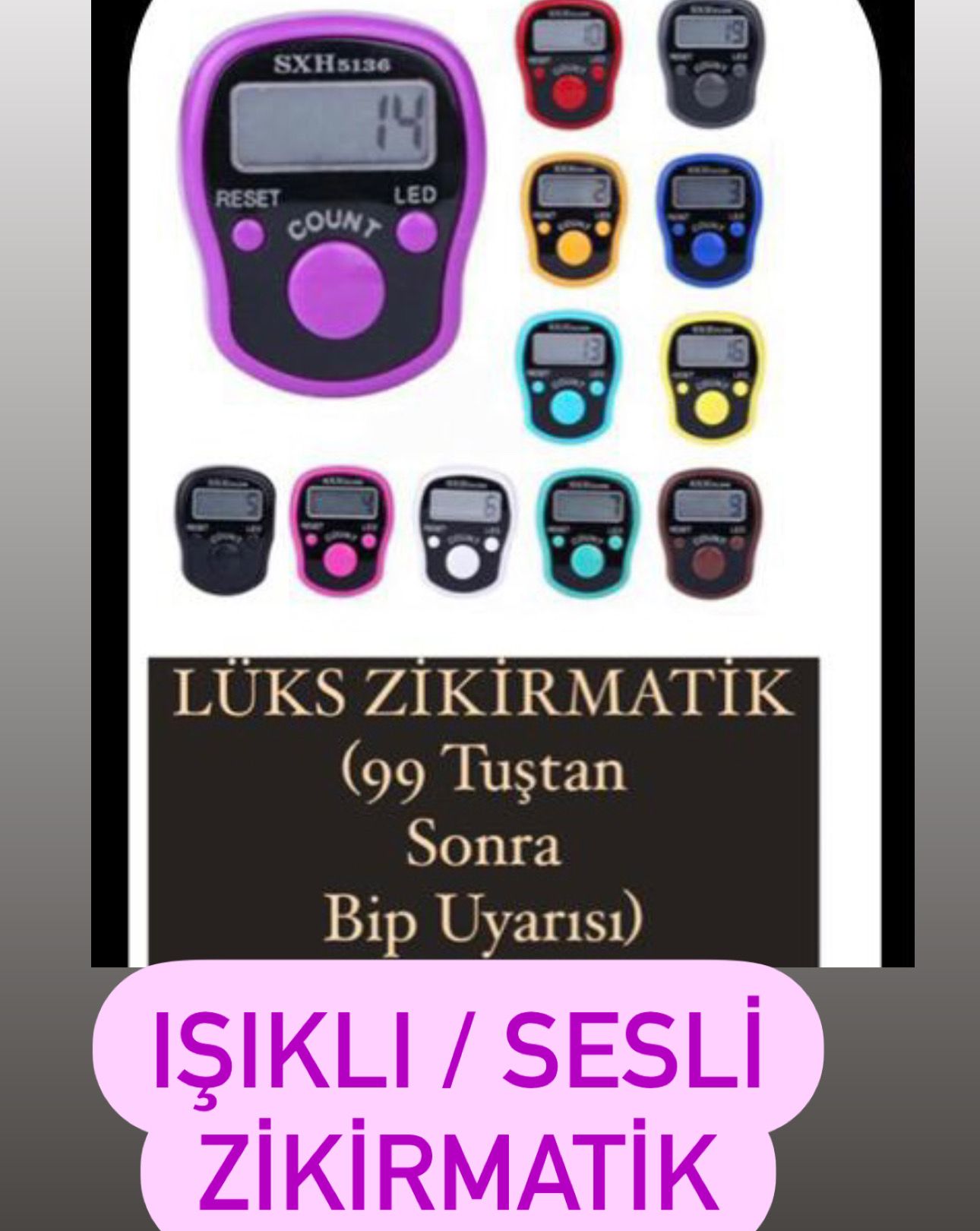 ZİKİRMATİK SESLİ IŞIKLI / 24LÜ PAKET