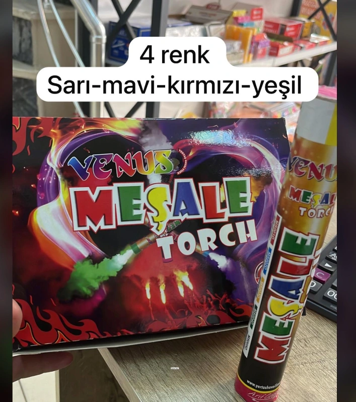 Meşale  / 4 Renk / Paketler 10lu