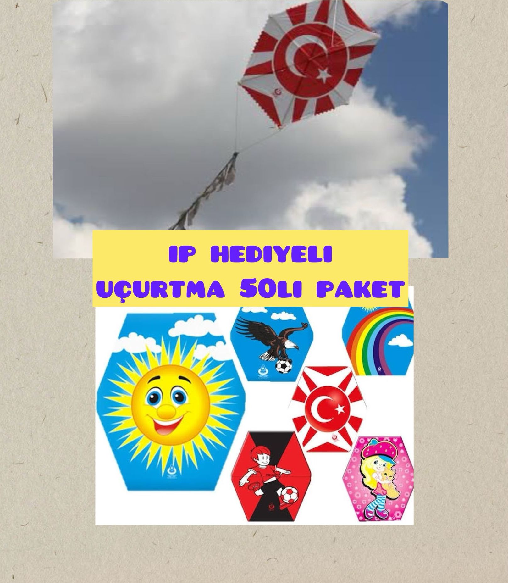 Uçurtma Takmatik (50Lİ PAKET )
