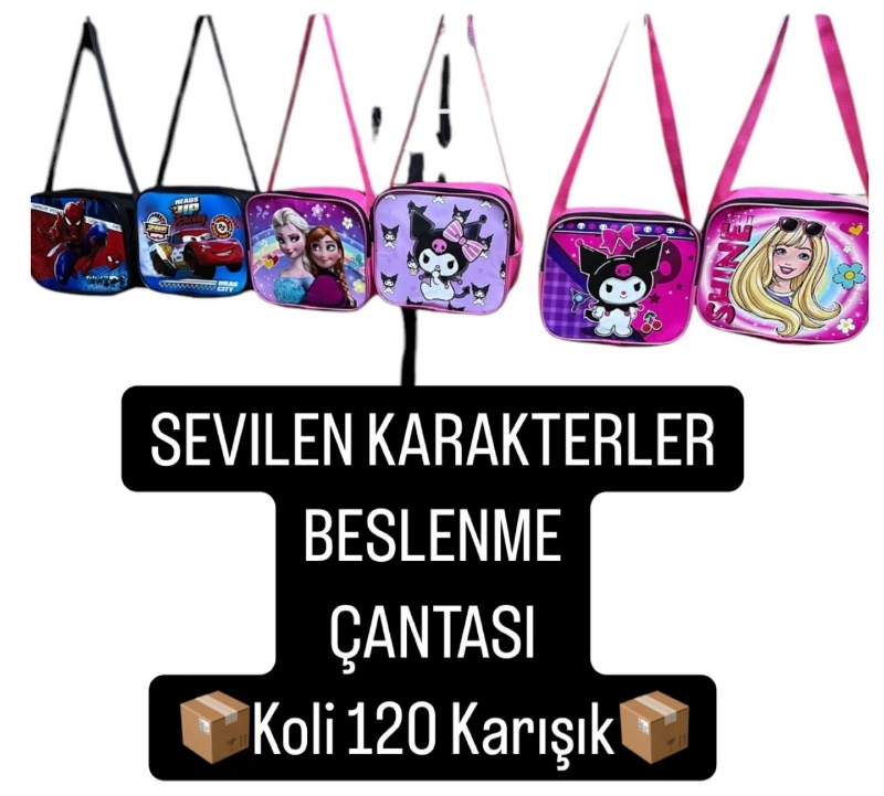 Adet: 65 ₺ / BESLENME ÇANTASI KARAKTERLİ /