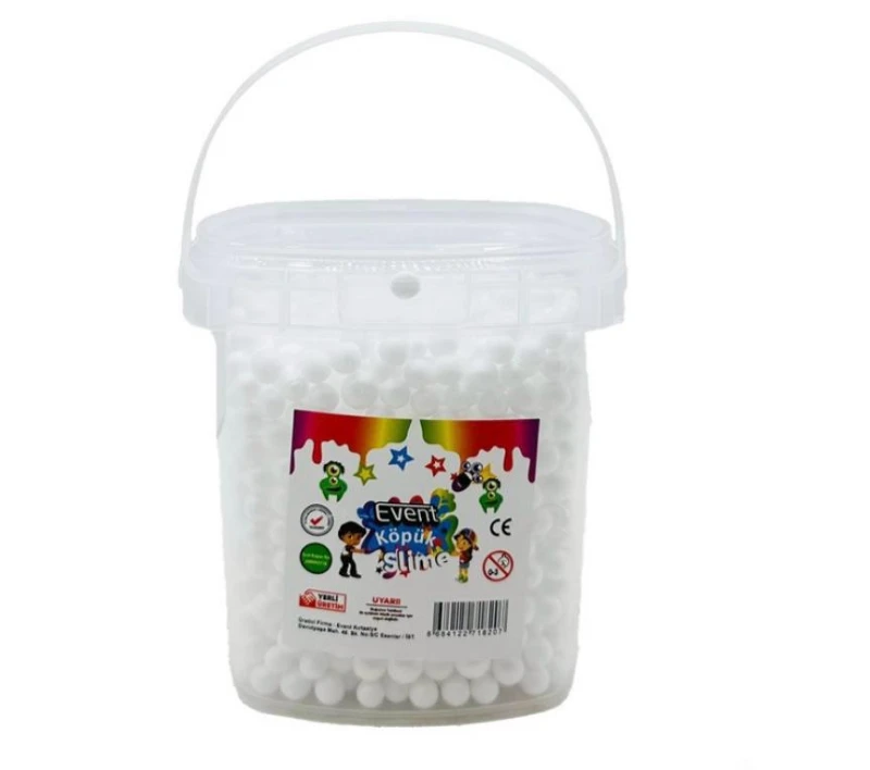 Adet 35 ₺ / Büyük Kova Renkli Beyaz Köpükleri / Paket 6lı