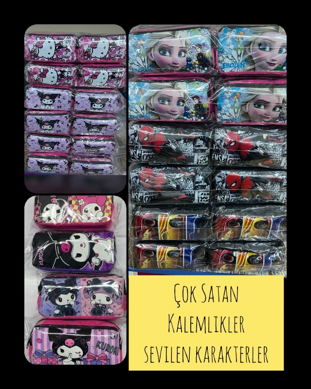 ÇİFT GÖZ KALEMLİKLER KARAKTERLİ /