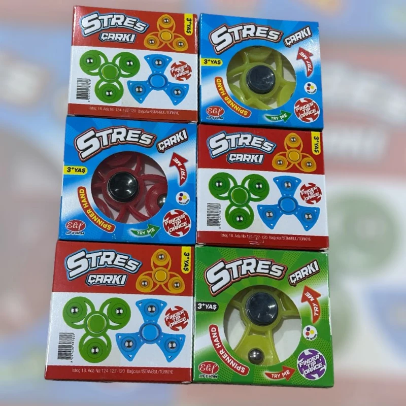 Adet: 30,5 ₺ / Ans Lüks Bilyeli Stres Çarkı / 24lü Paket