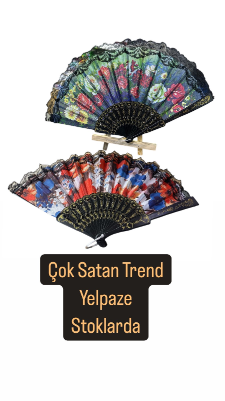 Adet: 25₺ / KAMP. Yelpaze Trend Ürün / 12li Paket