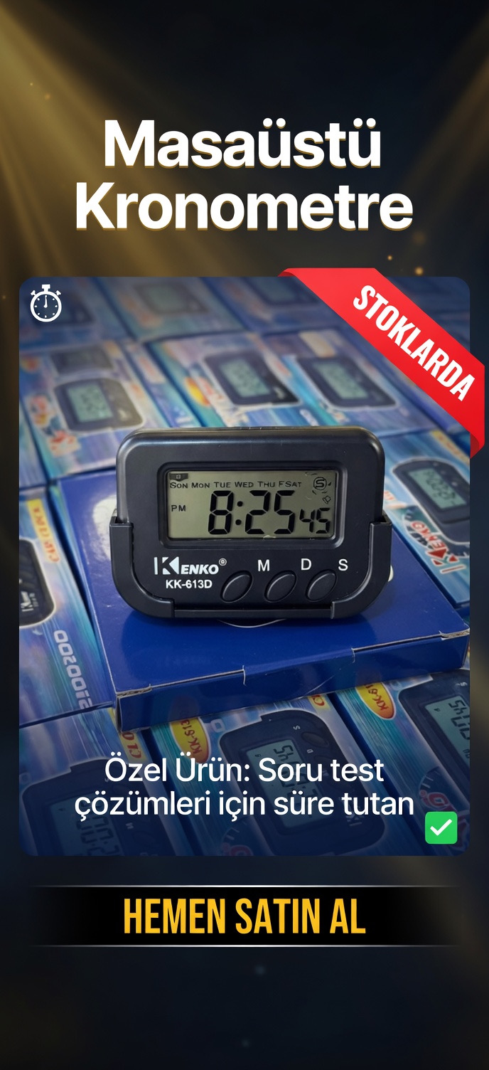 Kronometre Masaüstü / 24lü Paket