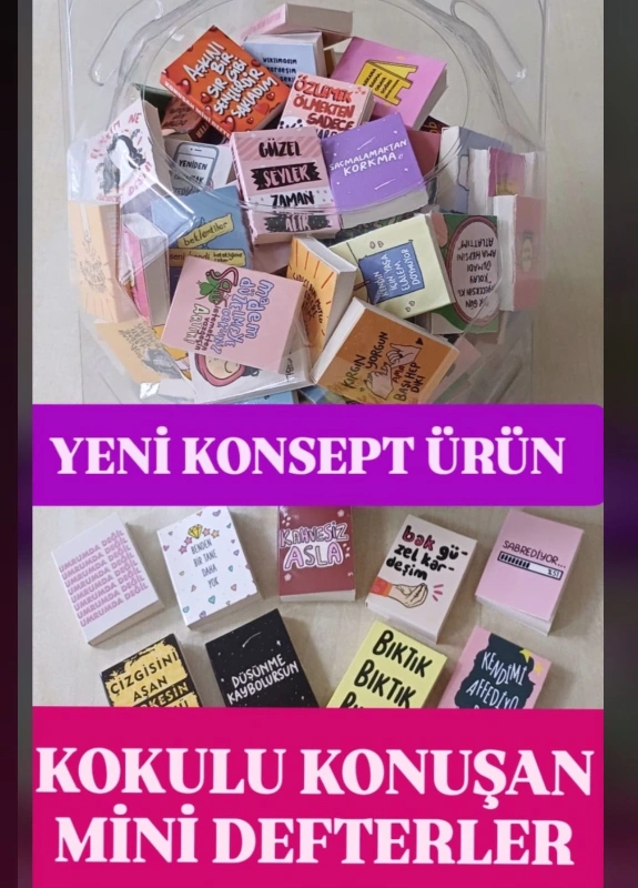 Trend Modeller Mini Kitaplar Kokulu / 150li Paket