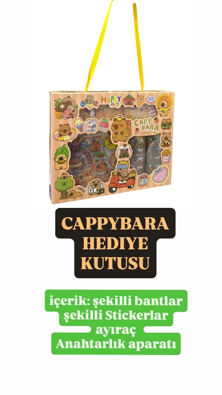 CAPPYBARA  HEDİYE KUTUSU / 12Lİ PAKET