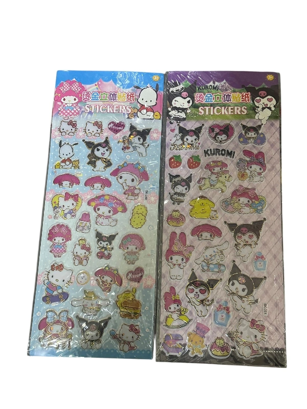 005 / 31x14cm Büyük Kuromi Sticker /  12li Paket