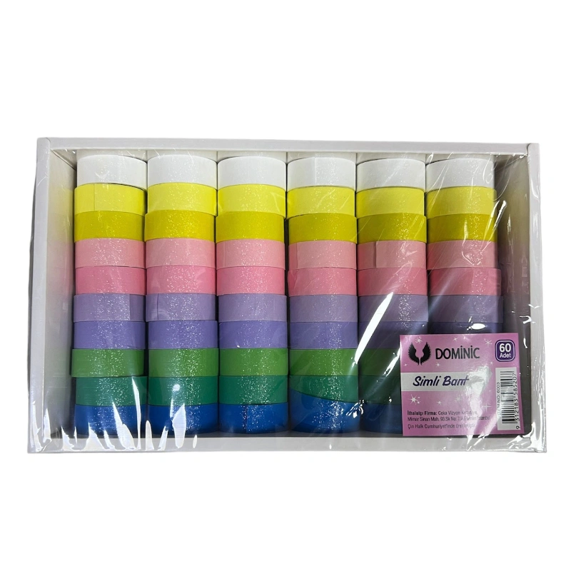 Pastel Dekoratif Bant / 60lı paket