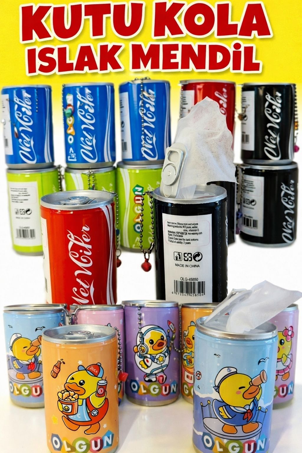 Yuvarlak Islak Mendil / 24lü Paket