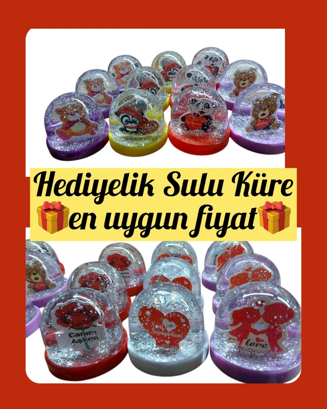 Hediyelik Sulu Küre / 48li Paket