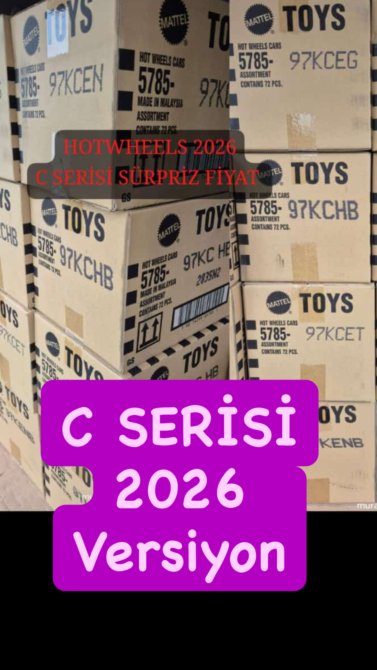 Hotweels 2026 C Seri 72li Koli