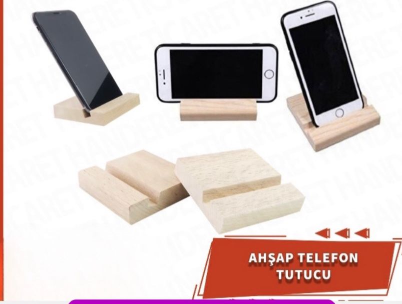 AHŞAP TELEFON STANT ( 60LI PAKET)