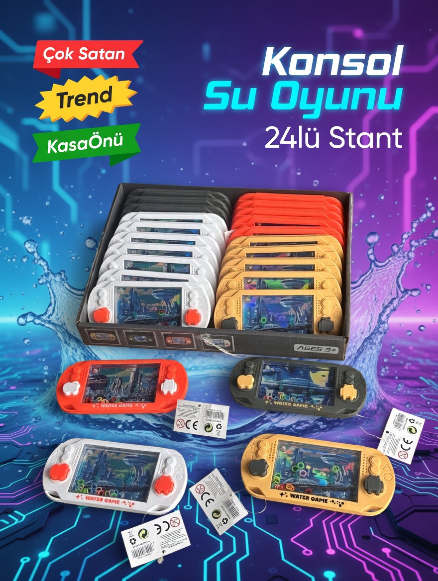 Konsol Su Oyunu / 24lü Stant