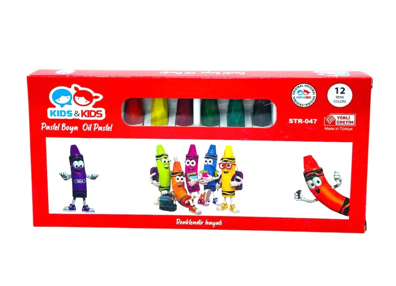Adet: 22 ₺ / Kids & Kids 12renk Pastel Boya  / 24lü Paket