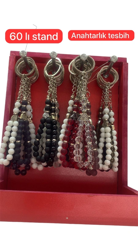 Anahtarlık Tesbih  Hediyelik / 60lı Stant Hediyeli
