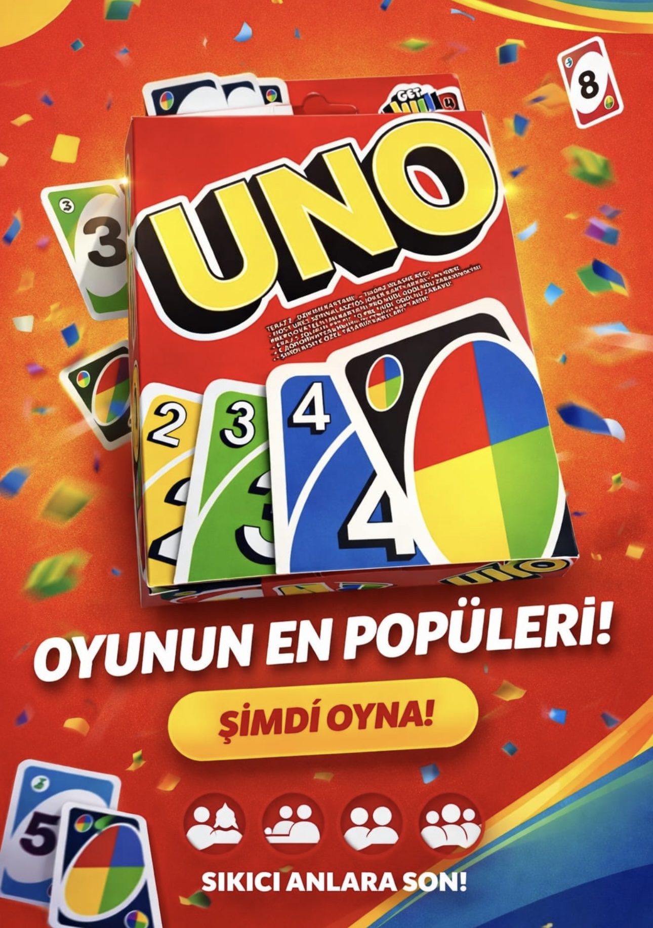 Uno Oyunu  / 24lü Paket