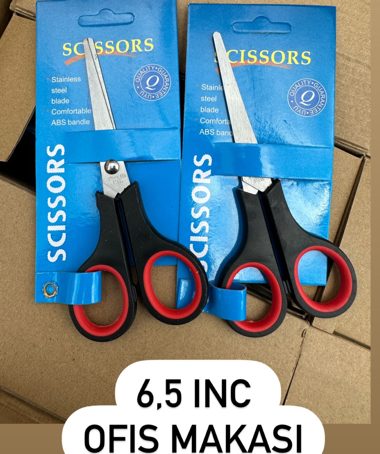 6,5 İNC OFİS MAKASI (12Lİ PAKET)