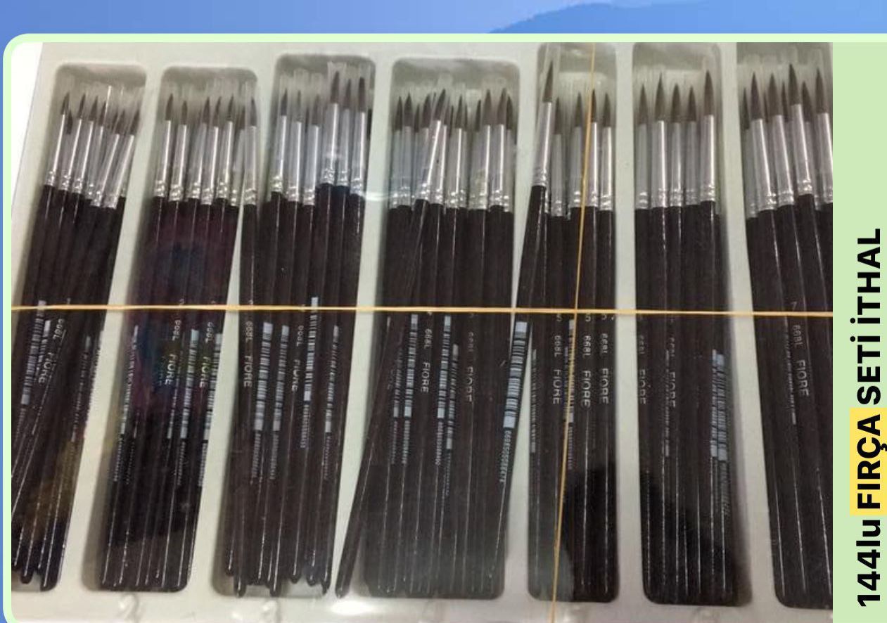 Sulu Boya Fırça Seti 144lü