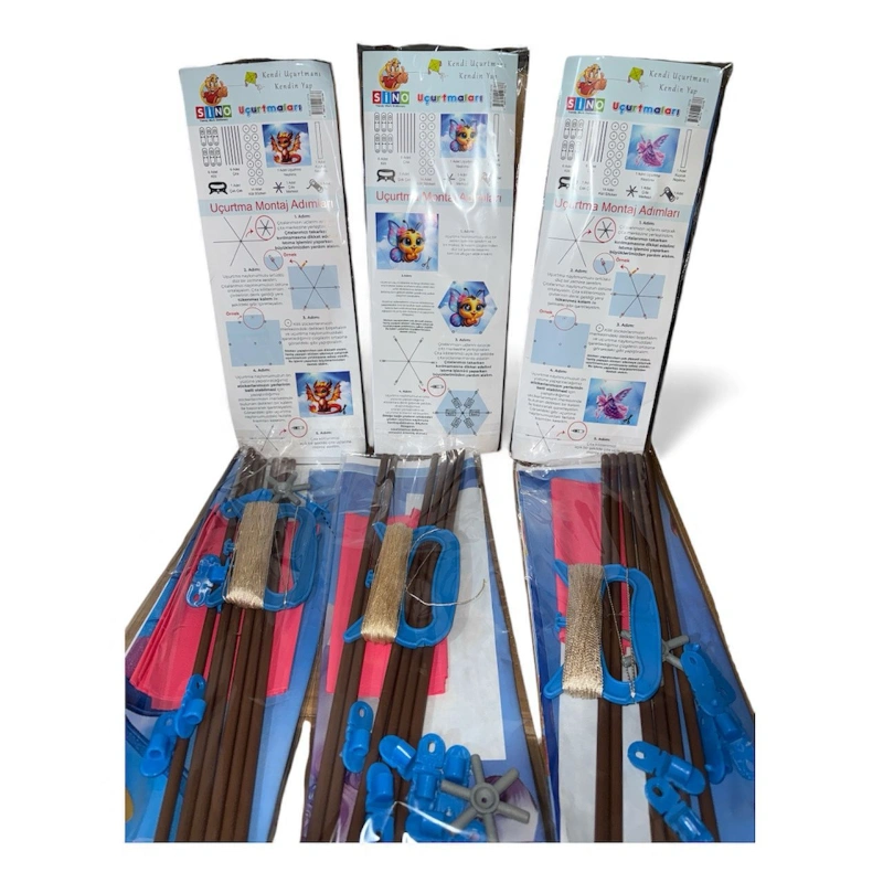 UÇURTMA YAPIM KİTİ  KİTE DIY MODEL / 50Lİ KUTU