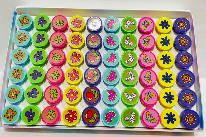 Eğlenceli Mühür Baskı Yeni Modeller / 60lı paket