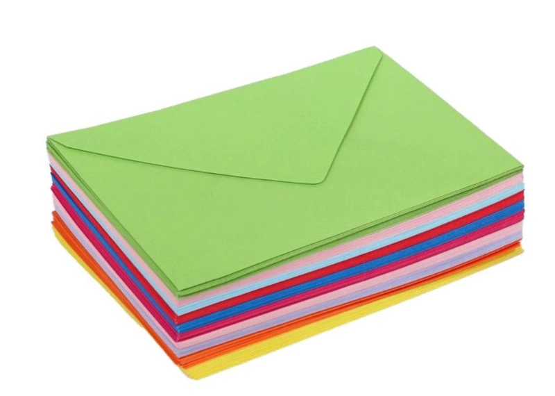 Adet: 1,75  ₺ /Renkli Mektup Zarfı / Paket 100lü