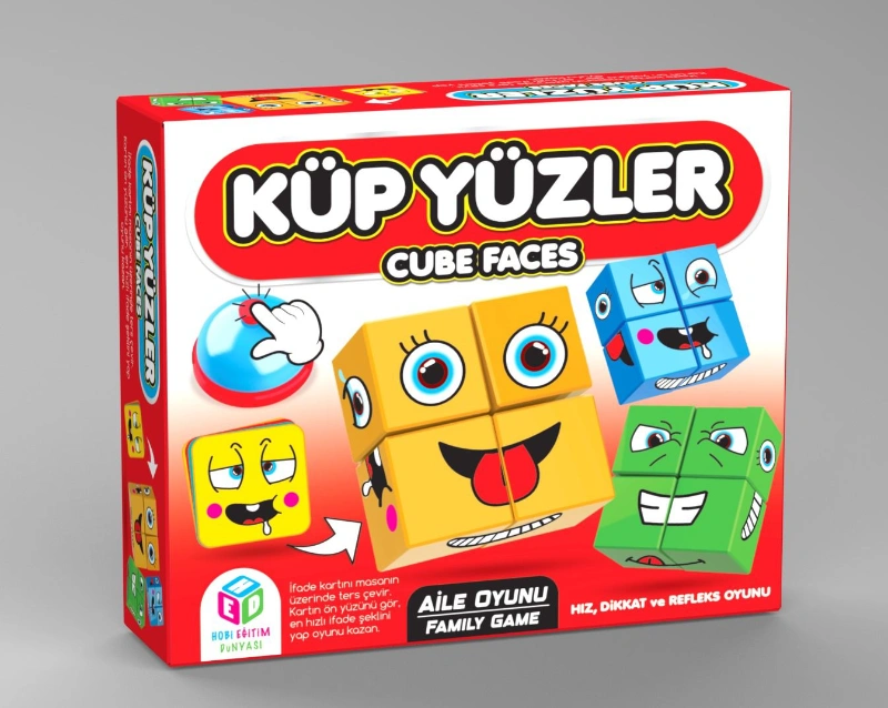 Cube Faces Görsel Zeka Oyunu