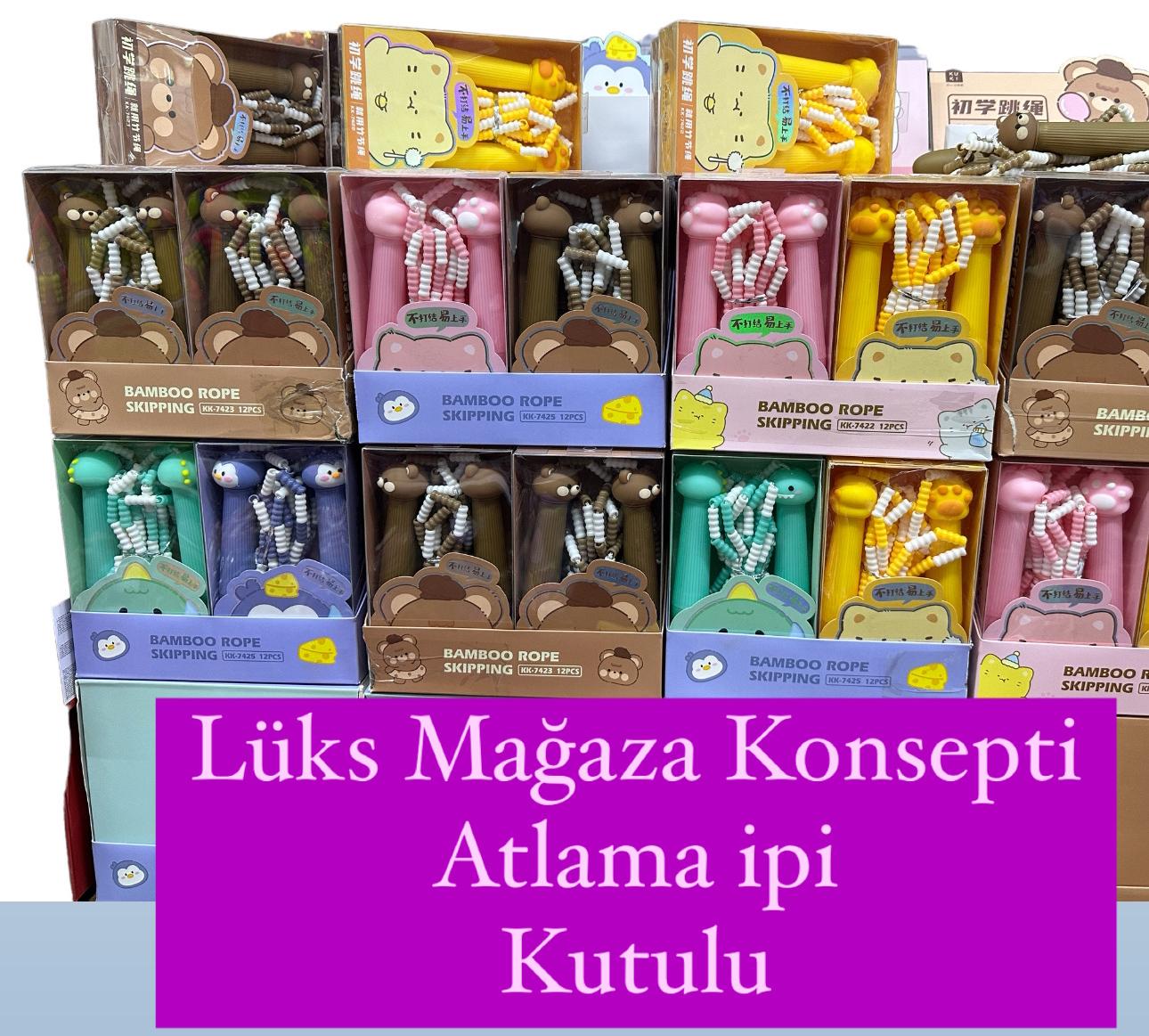 LÜKS KONSEPT ATLAMA İPİ  (12Lİ STANT )