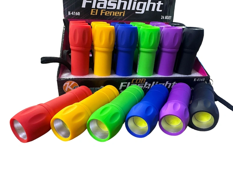 Lüks El Feneri Silikonlu / 24lü Paket