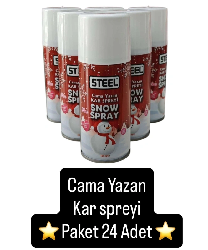 KAR SPREYİ CAMA YAZAN MODEL / 24LÜ PAKET