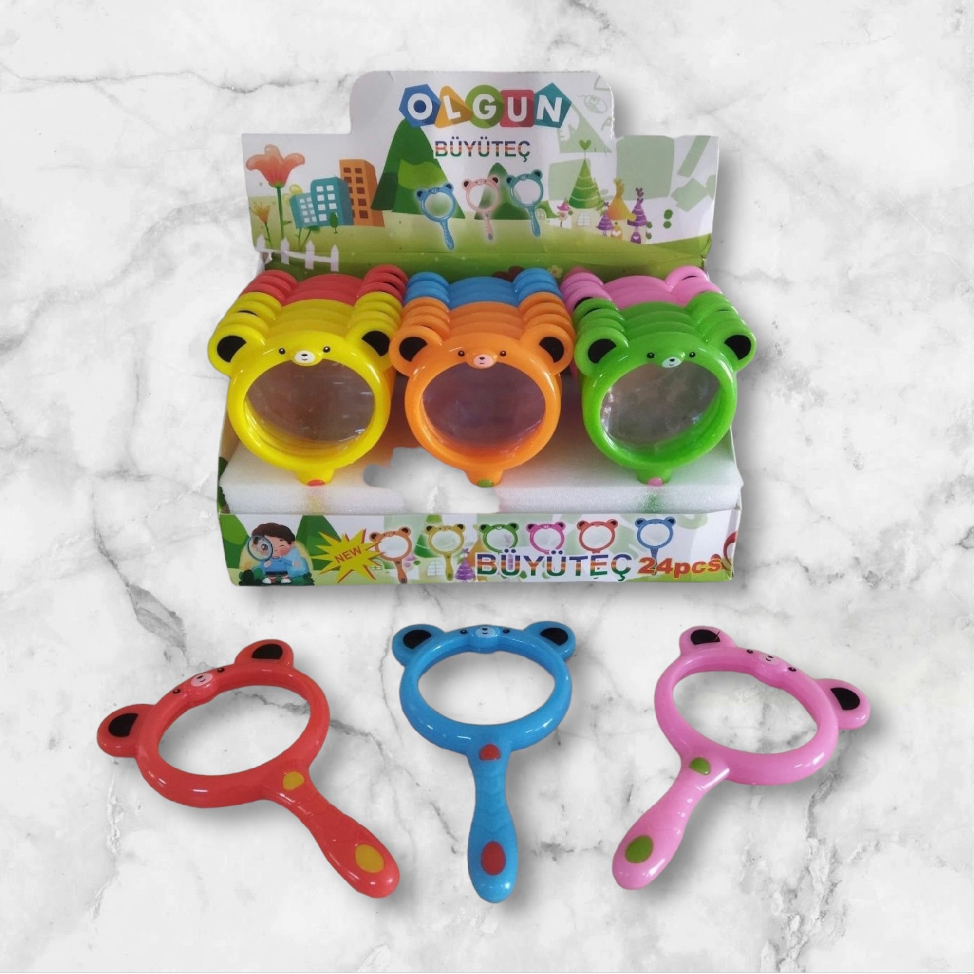 BÜYÜTEÇ AYICIKLI MODEL (24LÜ STANT)