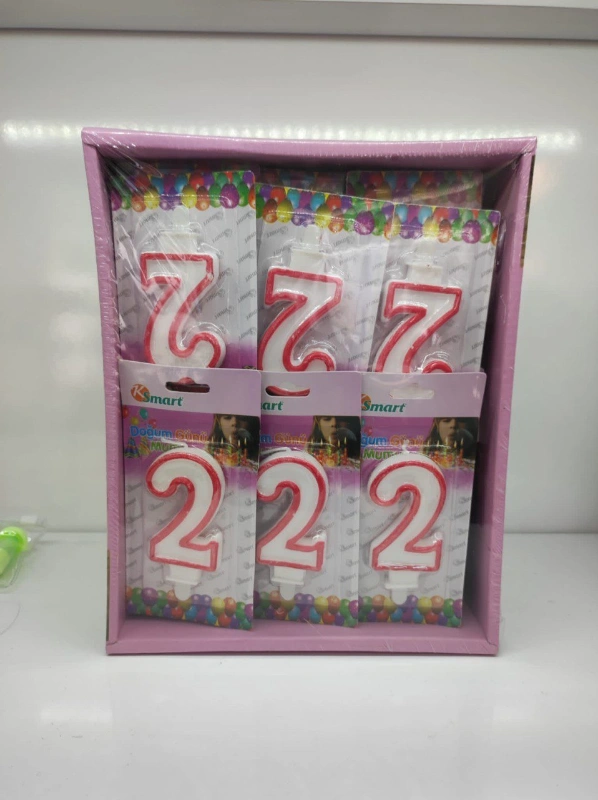 Büyük Rakam Mum (36lı paket)