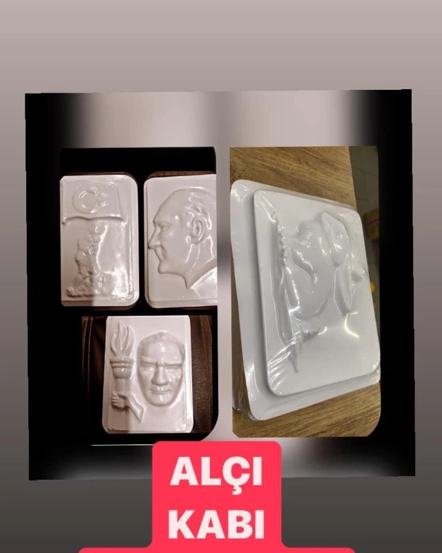 Alçı Kalıbı A6 Ebat  / 100lü karışık paket