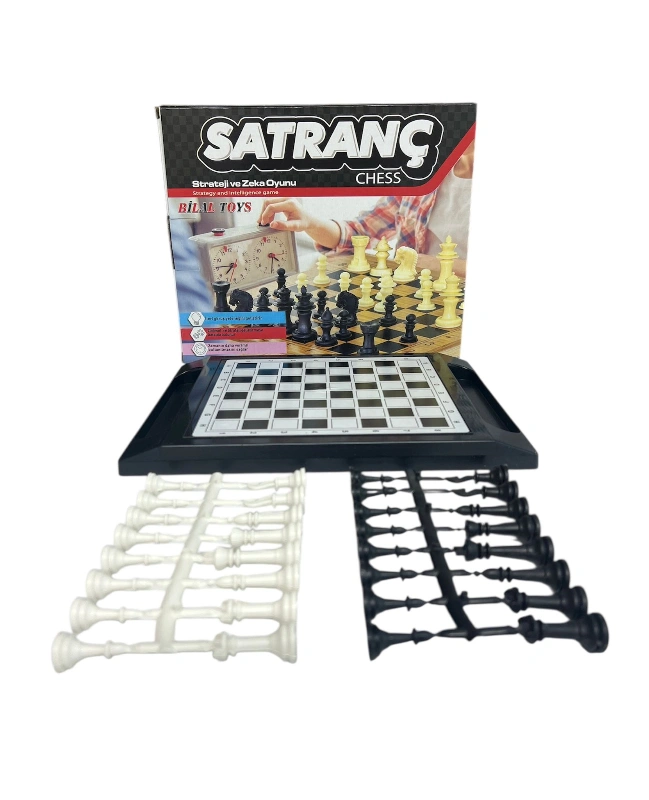 30x30 LÜKS PLASTİK SATRANÇ OYUNU