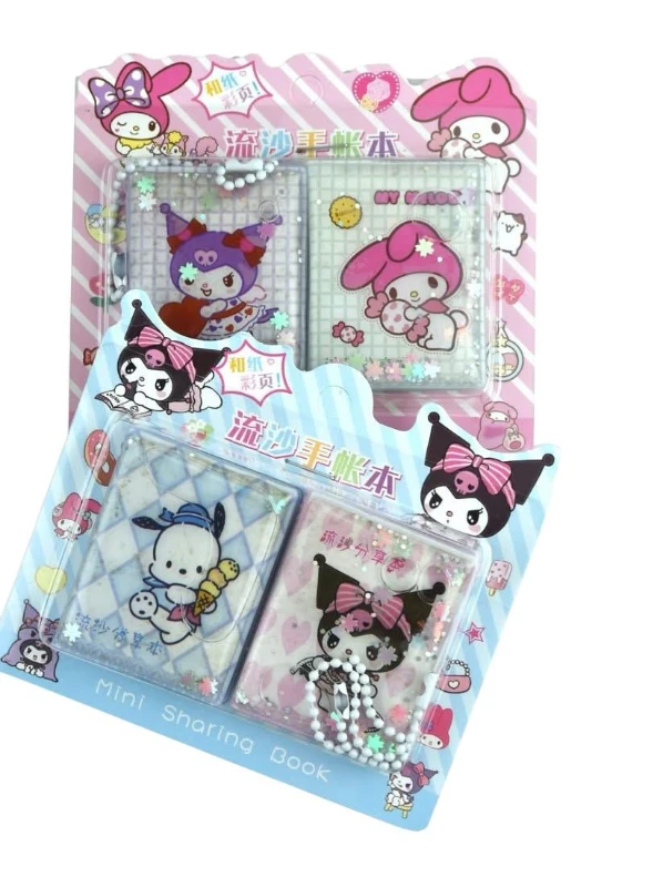 2li Kuromi Mini Sulu Sticker / 16lı Paket