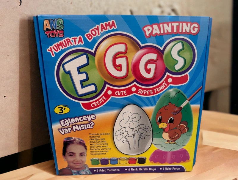 Eggs Painting Yumurta Boyama Seti