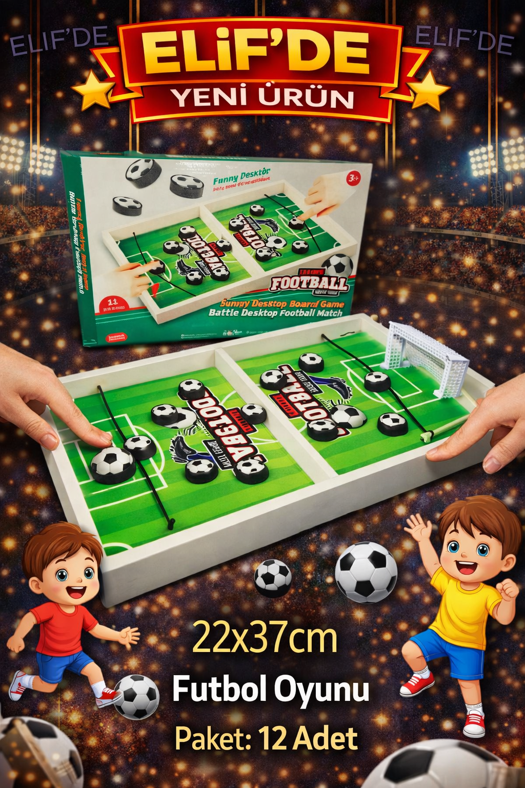 Futbol Oyunu Şut ve Gol / 12li Paket
