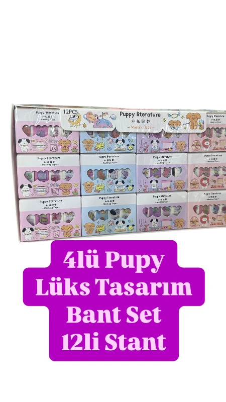 4lü Bant Dekoratif Seti / 12li Set