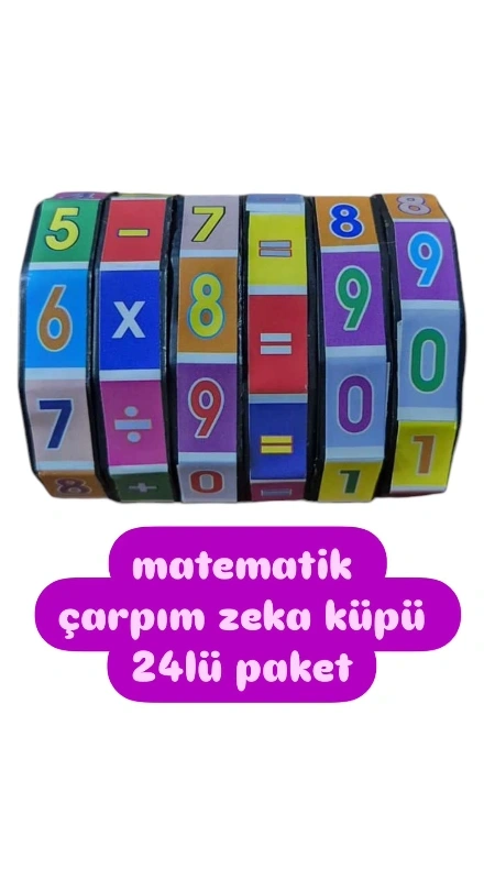 Matematik Zeka Küpü Çarpım Oyunu / 24lü Paket