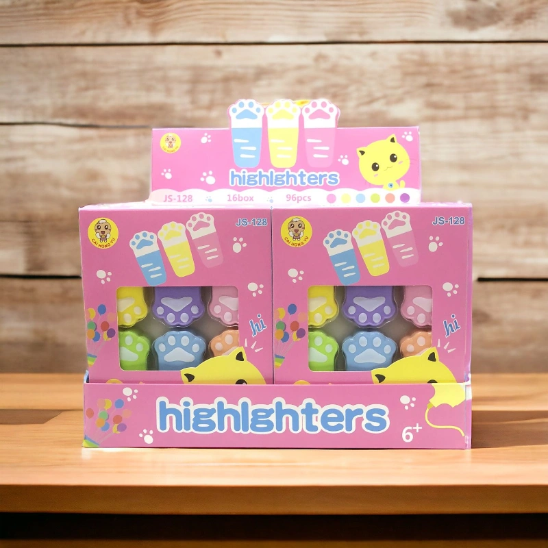 PATİ MODEL 6LI DİZAYN FOSFORLU KALEM SETİ